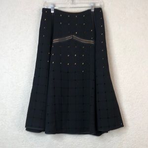 Veronica Beard Wool Maxi Skirt with Cutouts SIZE 4